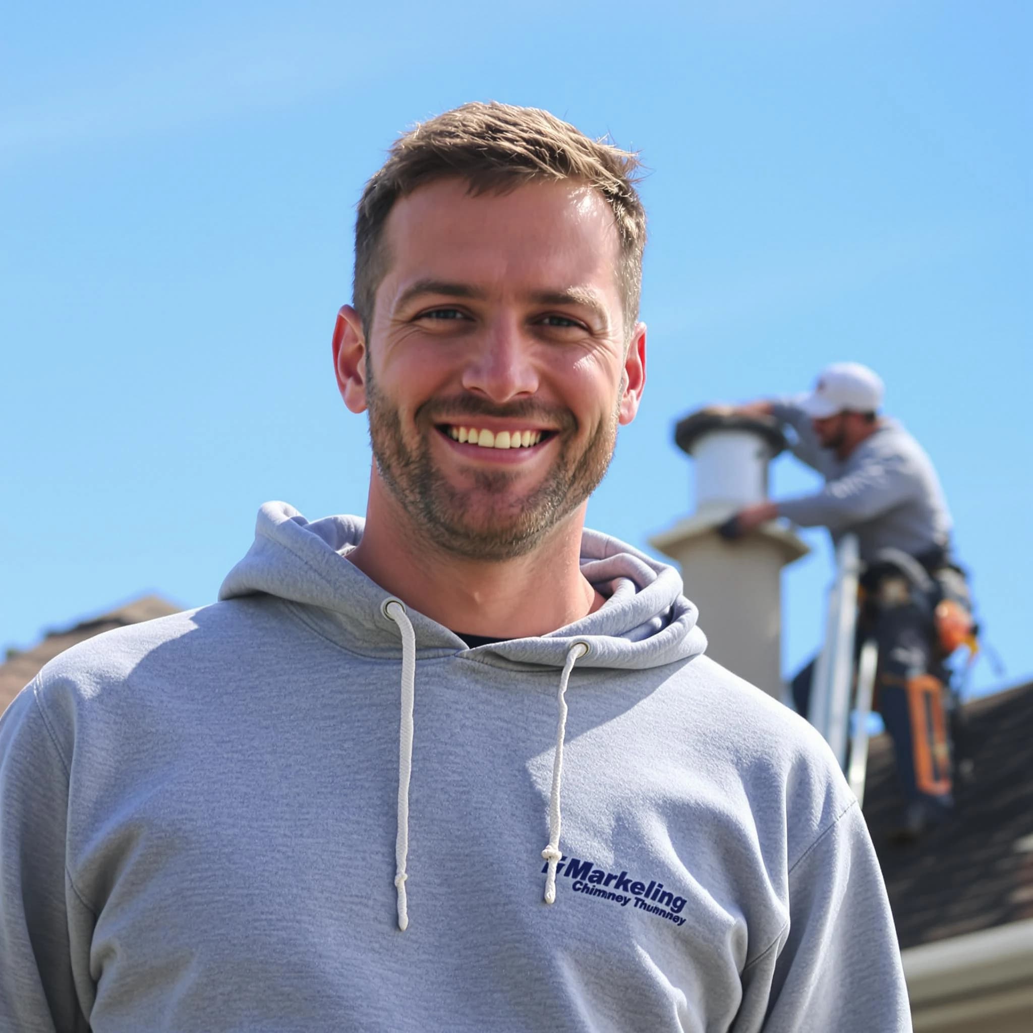 The Tewksbury Chimney Sweep team.