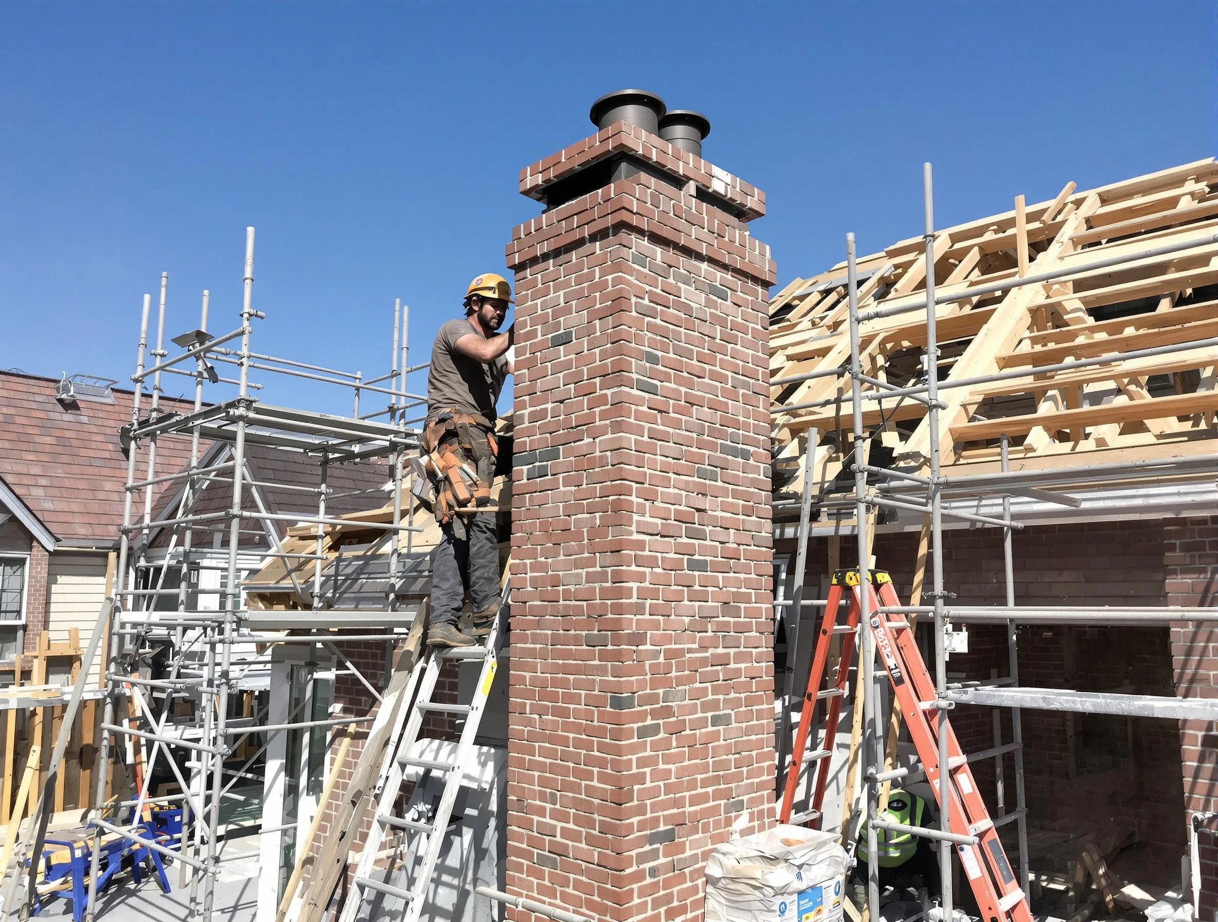 New chimney installation completed by Tewksbury Chimney Sweep in Tewksbury, MA