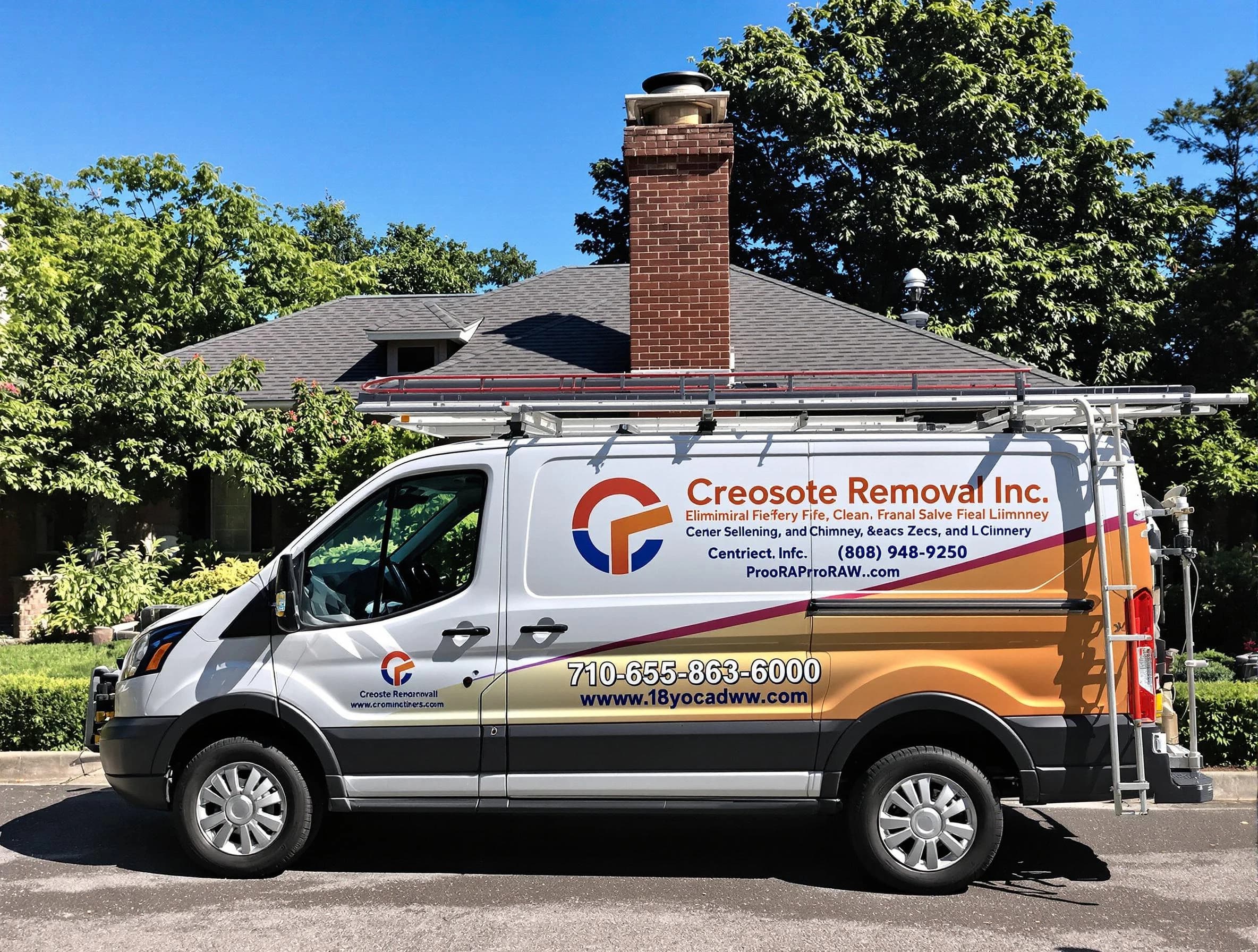 Tewksbury Chimney Sweep technician removing creosote safely in Tewksbury, MA